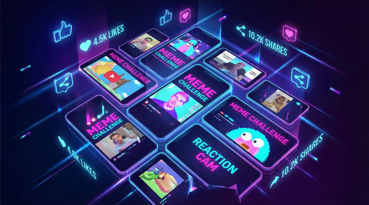 在线伦理 热梗挑战活动 - 用户二次创作展示